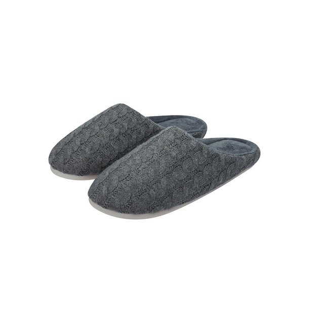 Men's Memory Foam Anti-Slip House Slippers Spring Summer Breathable Indoor Shoes
